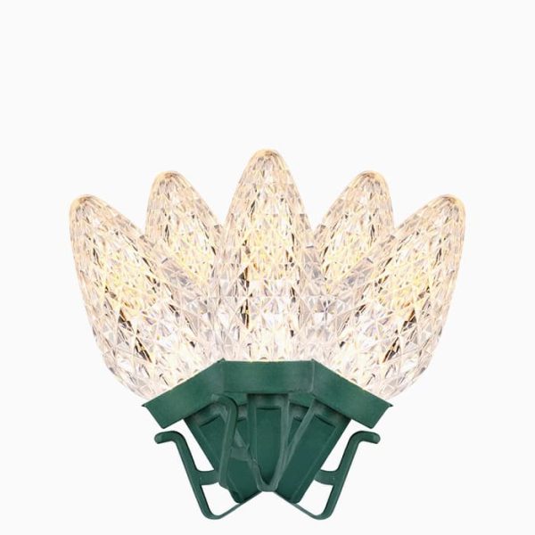 LED Faceted C9 Christmas Lights